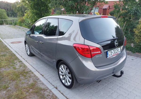 Opel Meriva cena 26900 przebieg: 119500, rok produkcji 2010 z Bydgoszcz małe 92